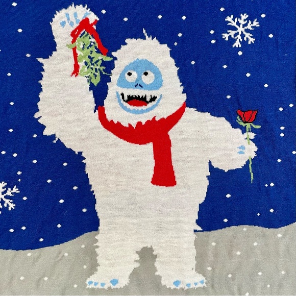 Tipsy Elves Romantic Bumble Sweater Mens 3XL Big And Tall Ugly Christmas Rudolph - Picture 2 of 5